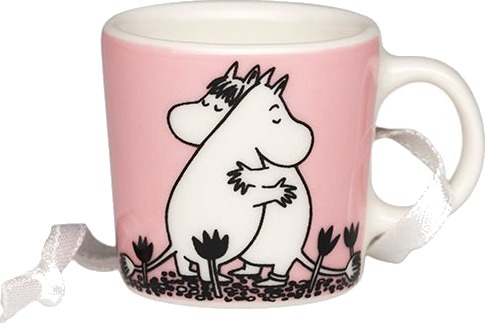 MoominArabia Mummikopp mini 3 cm Kjærlighet rosa gaveeske MoominArabia Mummikopp mini 3 cm Kjærlighet rosa gaveeske
