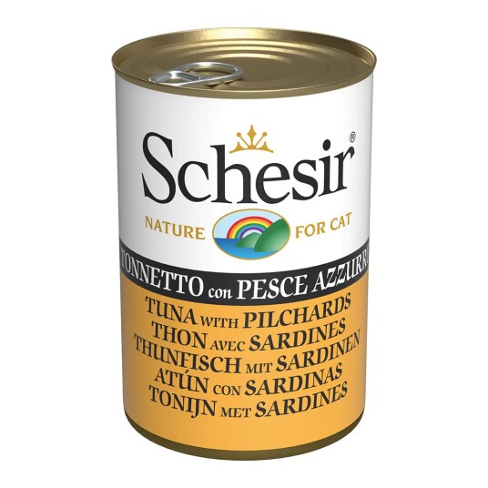 Schesir 6 X 140 G Tunfisk Med Sardiner