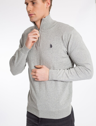 U.S. Polo Assn. Brison Knit - Grey - M U.S. Polo Assn. Brison Knit - Grey - M