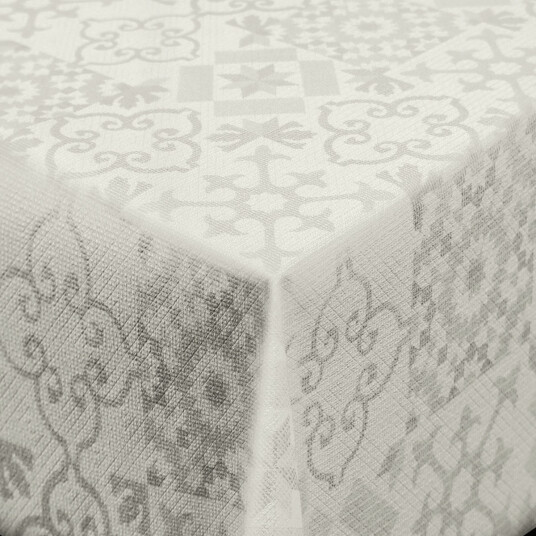 Friedola Duk Malik firkantet; 160x220 cm (BxL); Antrasitt/Grå/Hvit; Oval
