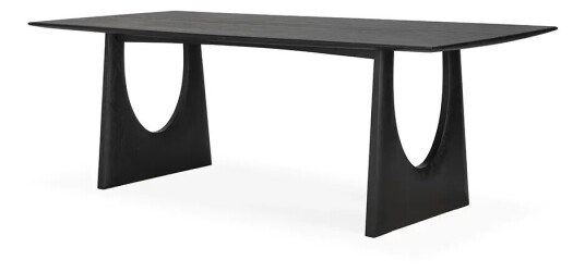 Ethnicraft Geometric Spisebord 100x220 cm Svart eik