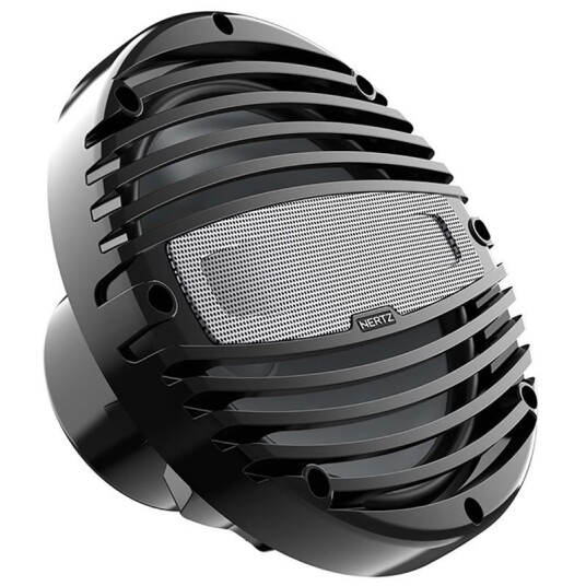 Hertz HMX8LD 8" koaxial 2-v sort LED - Sprutsikker IP65 200W RGB LED-lys