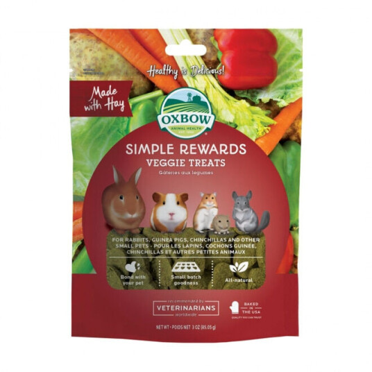 Oxbow Simple Rewards Veggie Treats 85 G Oxbow Simple Rewards Veggie Treats 85 G