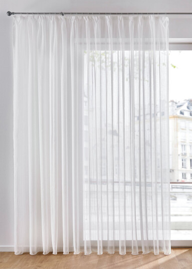 bonprix Jacquard-gardin 2 (H/B: 120/300 cm),9 (H/B: 245/300 cm),1 (H/B: 100/300 cm),3 (H/B: 145/300 cm),4 (H/B: 145/450 cm),5 (H/B: 175/300 cm),6 (H/B: 175/450 cm),7 (H/B: 225/300 cm),8 (H/B: 225/450 cm),10 (H/B: 245/450 cm) hvit