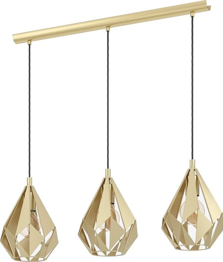 EGLO Pendellampe Carlton With 3 Lamps Gull Takpendler