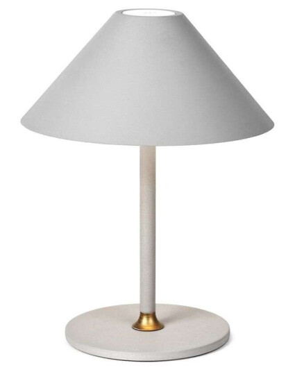 Hygge Bordlampe på batteri Ø19cm, grå Hygge Bordlampe på batteri Ø19cm, grå