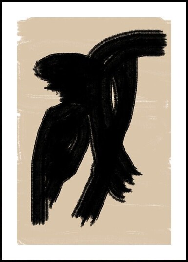 Shadowy Elegance Poster Plakat / 30x40cm