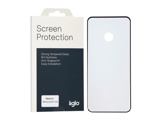 IIGLO Galaxy S20 Plus skjermbeskyttelse tempered glass, ramm
