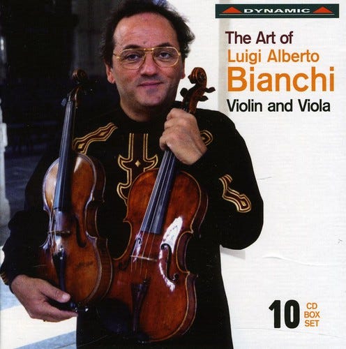 Luigi Alberto Bianchi, Aldo Arvieto, Andrea Guarneri, Antonius Amati, Bruno Canino, Caroline Haffner, Dubra Kovacevich, Franco Maggio Ormezowski, Maruizio Preda, Pier Narciso Masi, Salvatore Accardo, Alessandro Rolla Art Of Luigi Alberto Bianchi CD Luigi Alberto Bianchi, Aldo Arvieto, Andrea Guarneri, Antonius Amati, Bruno Canino, Caroline Haffner, Dubra Kovacevich, Franco Maggio Ormezowski, Maruizio Preda, Pier Narciso Masi, Salvatore Accardo, Alessandro Rolla Art Of Luigi Alberto Bianchi CD