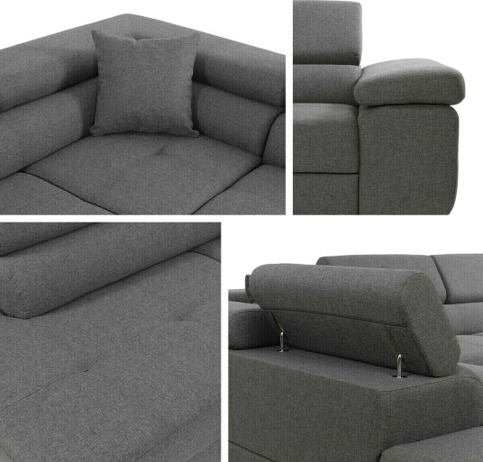 Kintore 4 seters Hjørnesovesofa  