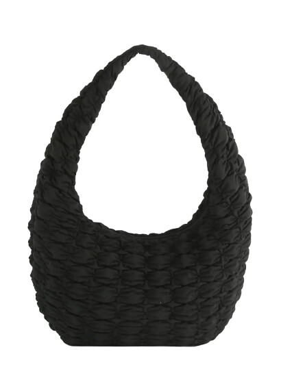 HVISK Haze Matte Twill Quilt - Black - ONE SIZE HVISK Haze Matte Twill Quilt - Black - ONE SIZE
