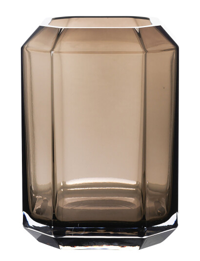 Louise Roe Jewel Vase Medium Brown Louise Roe SMOKE H20CM