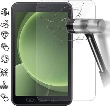 Samsung Galaxy Tab Active5 Beskyttelsesglass - Case Friendly - Klar
