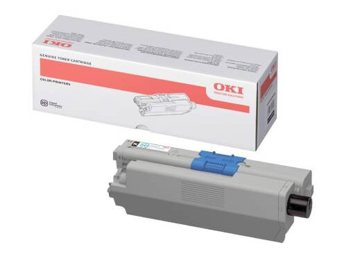OKI C 510/530 BK lasertoner - 44469804 Original - Svart 5000 sider OKI C 510/530 BK lasertoner - 44469804 Original - Svart 5000 sider