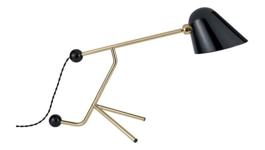 TATO Beghina Bordlampe Sort & Messing