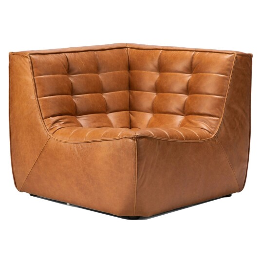 Ethnicraft N701 Hjørnesofa Hjørnesofaer & Divansofaer Anilinskinn Old Saddle 20080