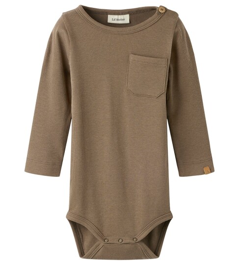 Lil"Atelier Nbmlago Ls Slim Body Lil Brown 62