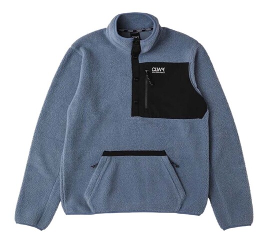 ColourWear Men's Snap Pile Grey Blue M, Grey Blue