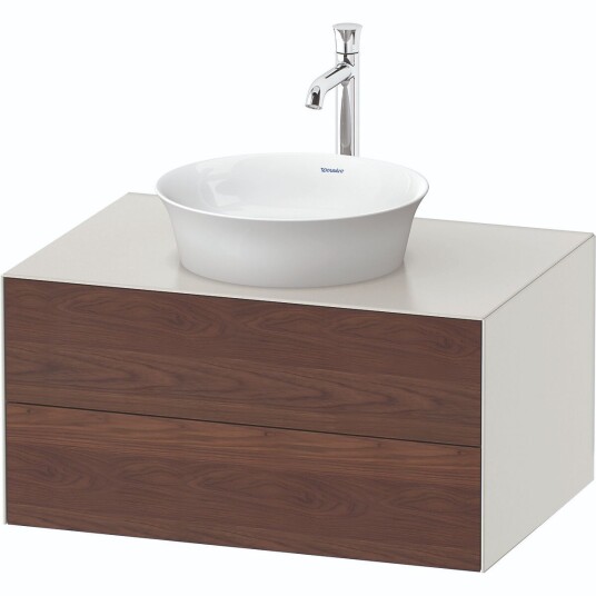 Duravit White Tulip Servantskap 2 skuf. 80x55x40,8 cm Valnøtt/Nordisk Hvit