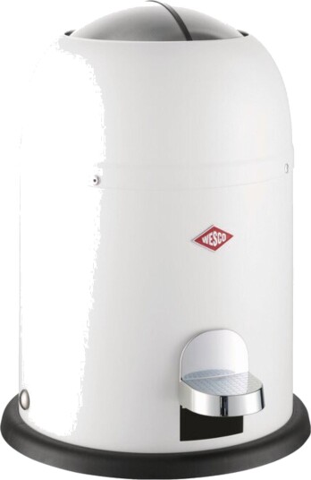 Wesco Mini Master Pedalbøtte - 6L - Matt Hvit
