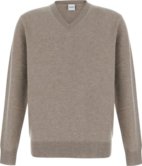 Aspesi Herre Strikkevarer Beige XL,