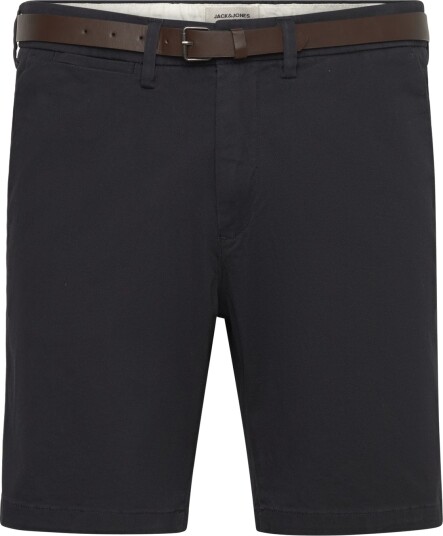 Jack & Jones Jpstadam Belted Chino Shorts Reg   Navy   M
