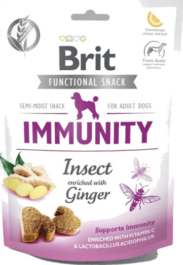 Brit Care Immunity Snax med Insekter for Voksne Hunder - 150 g