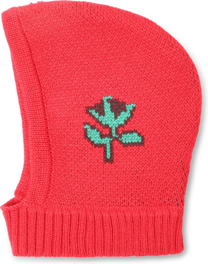Bobo Choses Blossom Knitted Balaclava Bobo Choses - Red - ONE SIZE Bobo Choses Blossom Knitted Balaclava Bobo Choses - Red - ONE SIZE