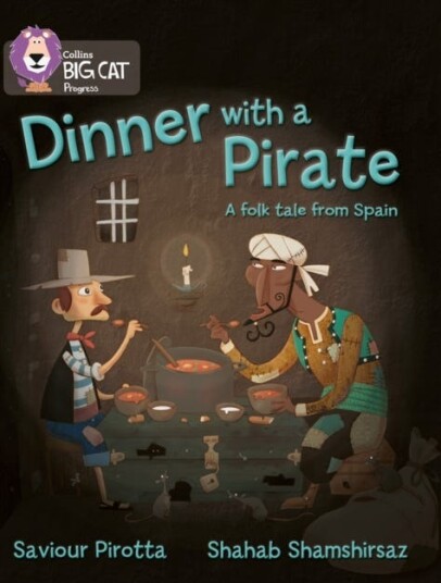 Dinner with a Pirate Band 04 Blue/Band 14 Ruby
