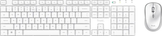 Trust ODY II WL KEYBOARD & MOUSE WHT ND Tastatur & Mussett Nordisk Svart Trust ODY II WL KEYBOARD & MOUSE WHT ND Tastatur & Mussett Nordisk Svart