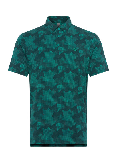 adidas Golf Go-To Prt Polo - Green - XS