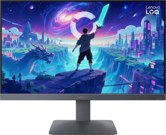 Lenovo LOQ 24-10 23.8" FHD Gaming Monitor 200Hz IPS Månegrå Lenovo LOQ 24-10 23.8" FHD Gaming Monitor 200Hz IPS Månegrå
