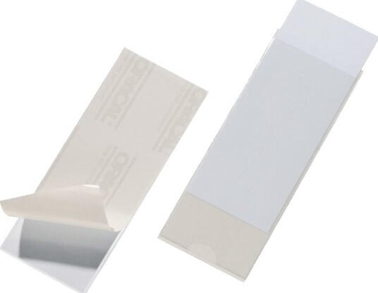 Durable Pocketfix Gjennomsiktig Rektangel Polypropylen Pp 60 Mm 150 Mm 10 Stykker