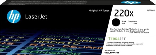 HP 220X BK Toner - W2200X Original - Svart 7500 sider