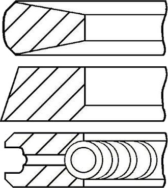 FAI AutoParts PR25-000 Stempelringsett FAI AutoParts PR25-000 Stempelringsett