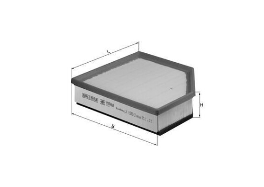 Luftfilter KNECHT LX 1593/2 Luftfilter KNECHT LX 1593/2