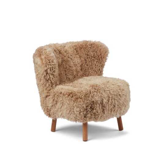 Natures Collection Emil Lounge Chair Langhåret Honning Eik