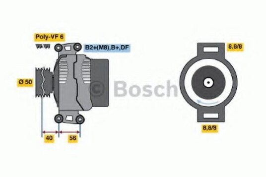 Dynamo BOSCH 0 986 047 660 Dynamo BOSCH 0 986 047 660