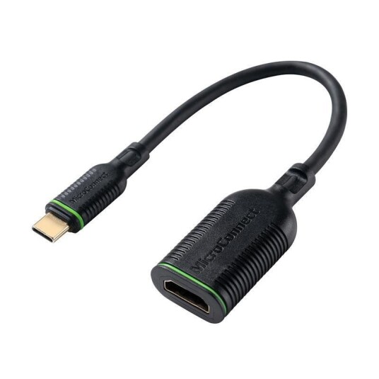 MicroConnect USB-C til HDMI adapter 0,2m - Svart