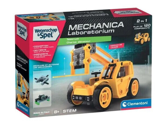 Clementoni Science & Play Mechanics Laboratory Building Kit 120pcs. Clementoni Science & Play Mechanics Laboratory Building Kit 120pcs.