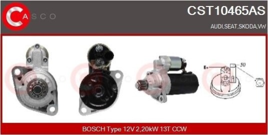 Starter CASCO CST10465AS Starter CASCO CST10465AS