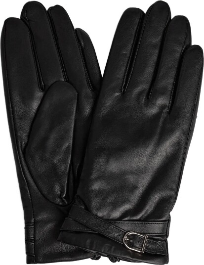 DEPECHE Gloves With Belt - 099 BLACK (NERO) - 7