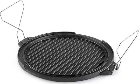 GSI Outdoors Guidecast 12" Round Griddle Black 30cm, No Color