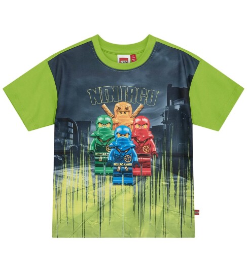 LEGO® Ninjago T skjorte LWTaj 311 Grønn LEGO® Wear 4 år 104 T skjorte Blå LEGO® Ninjago T skjorte LWTaj 311 Grønn LEGO® Wear 4 år 104 T skjorte Blå