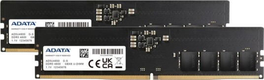 ADATA Premier 64GB 2x32GB DDR5 4800MHz CL40 DIMM Sort ADATA Premier 64GB 2x32GB DDR5 4800MHz CL40 DIMM Sort