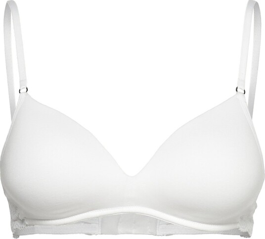 Lindex Wirefree Soft Bra White 80 B