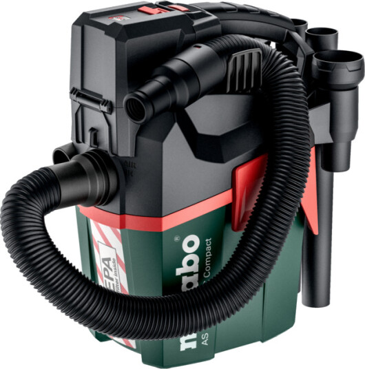 Metabo AS 18 HEPA PC Kompakt Grovstøvsuger Bærbar Uten Batteri Metabo AS 18 HEPA PC Kompakt Grovstøvsuger Bærbar Uten Batteri
