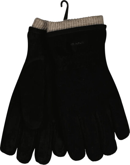 Gant Nubuck Gloves Black S
