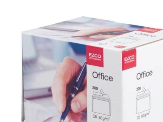 Elco Office C6 C6 114 X 162 Mm Hvit 80 G/M² 114 Mm 162 Mm 200 Stykker