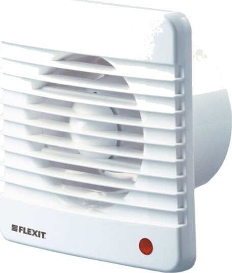 Flexit Baderomsvifte 125F TH Timer/Fukt Hvit